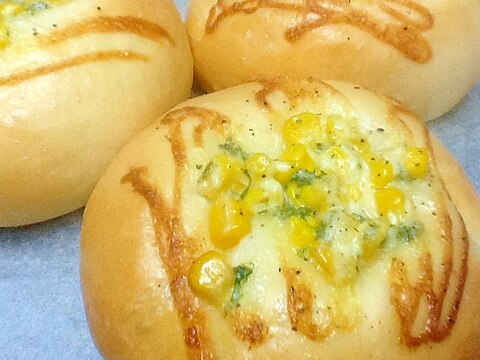 コーンとチーズの惣菜パン Hb使用 レシピ 作り方 By U Smyles 楽天レシピ